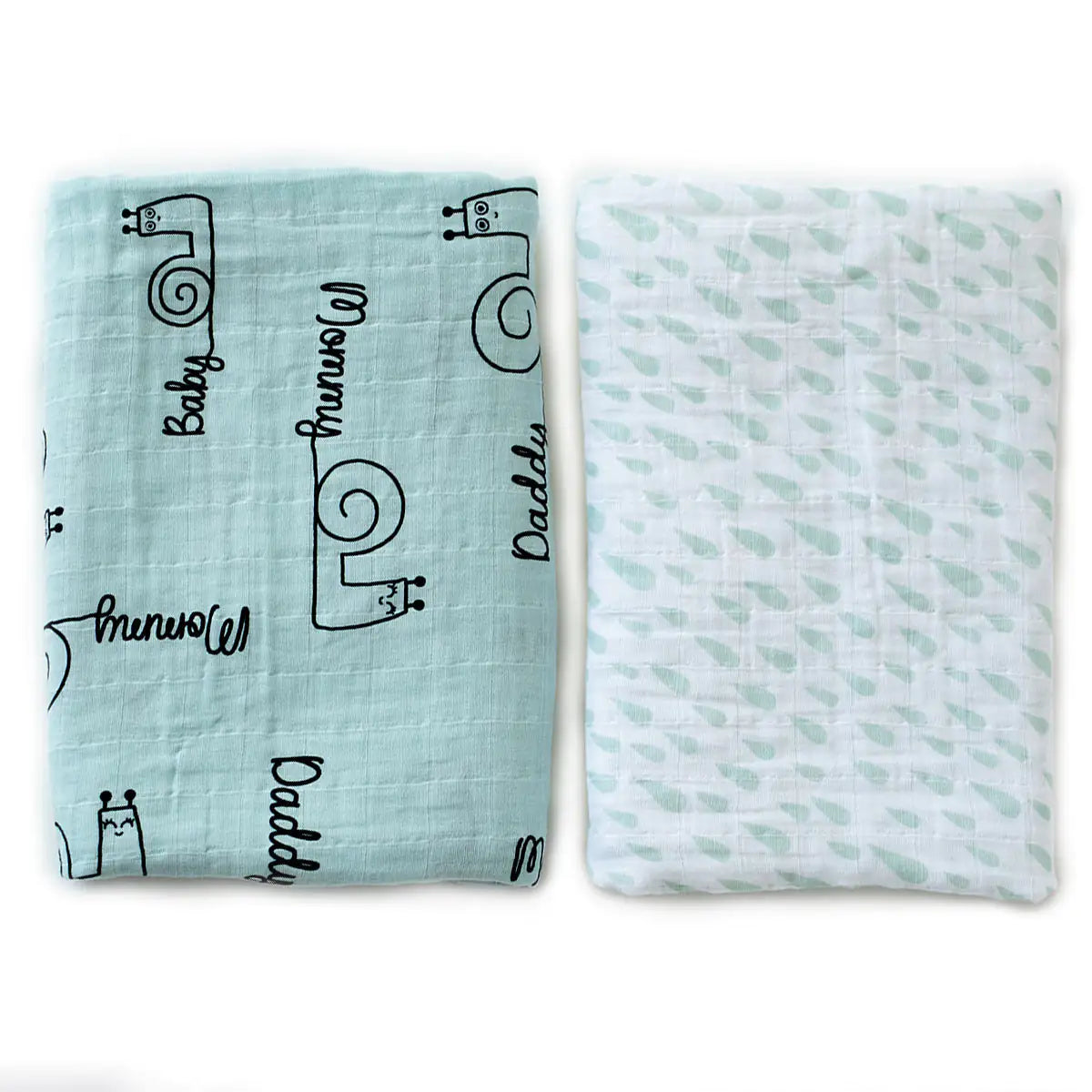 Milk&Moo Set of 2 Sangaloz Baby Muslin Swaddle Blanket
