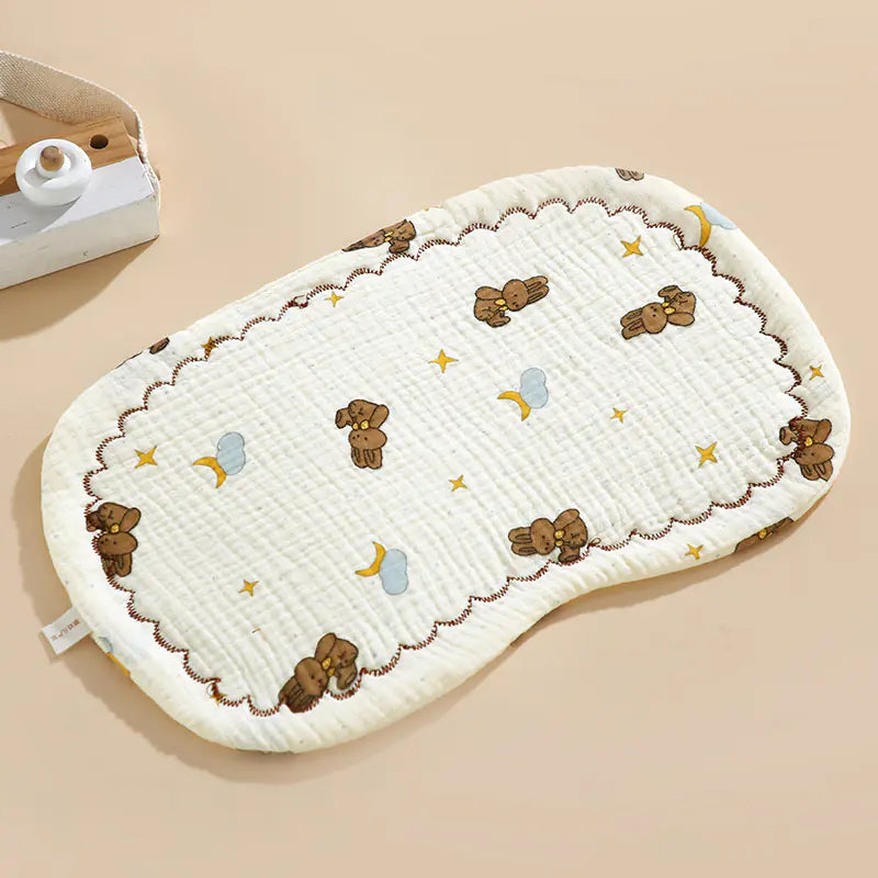 Cotton Baby Pillow with Breathable Fabric (Cloud Shape)