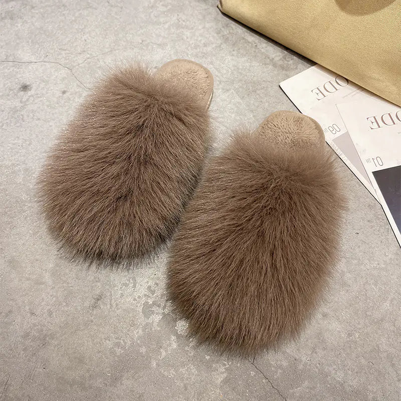 Soft Bottom Non-Slip Plush Slippers for Women
