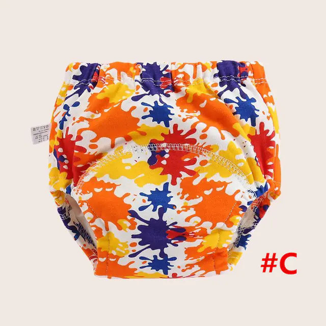 4-Layer Washable Cotton Gauze Baby Learning Pants