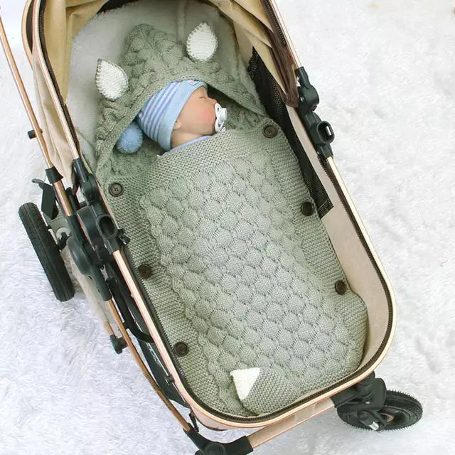 Newborn Baby Swaddle Sleeping Bag for Stroller Use