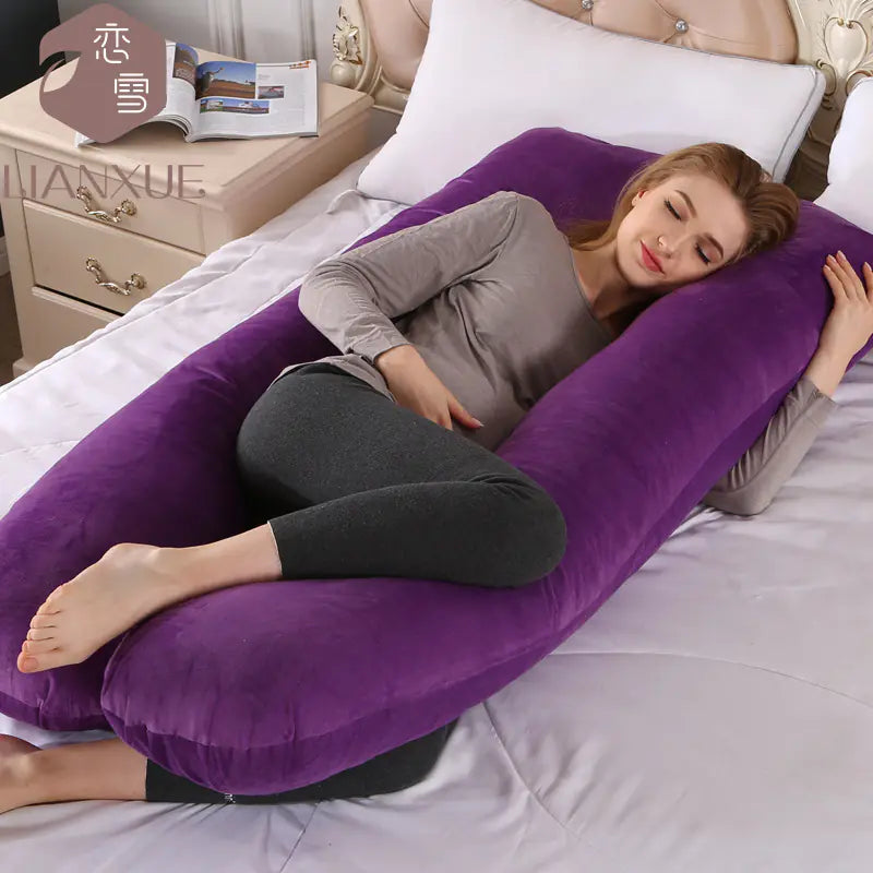 U-Shaped Maternity Breastfeeding & Sleep Support Pillow