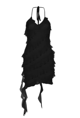 Solid Color Fashion Dress for Women