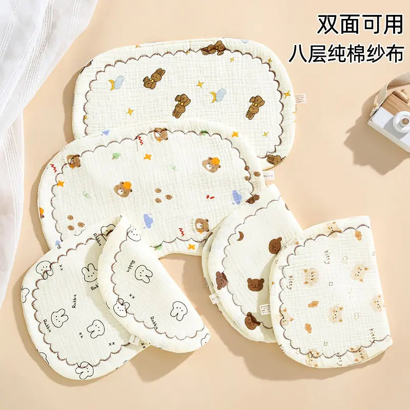 Cotton Baby Pillow with Breathable Fabric (Cloud Shape)