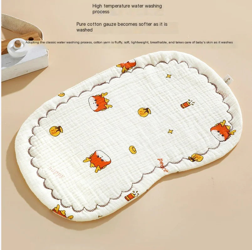 Cotton Baby Pillow with Breathable Fabric (Cloud Shape)