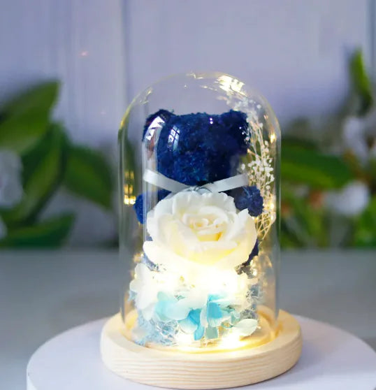 Eternal Rose Teddy Gift