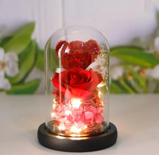 Eternal Rose Teddy Gift