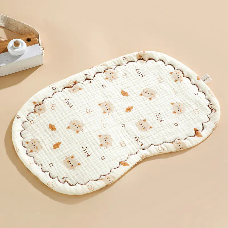 Cotton Baby Pillow with Breathable Fabric (Cloud Shape)