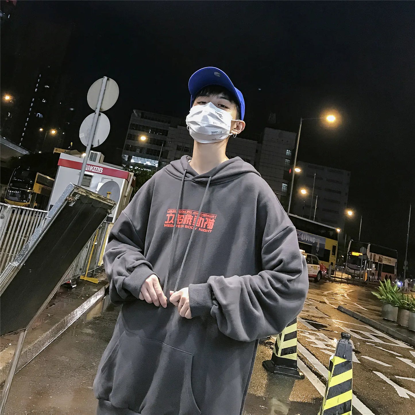 Trendy Oversized Hoodie with Print for Fall 2019