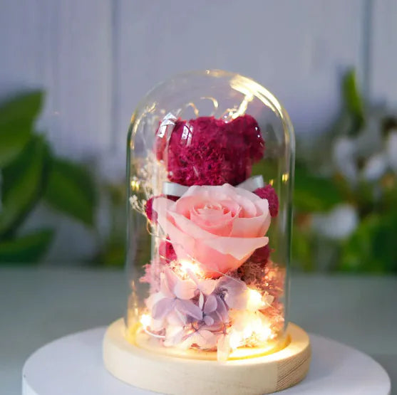 Eternal Rose Teddy Gift