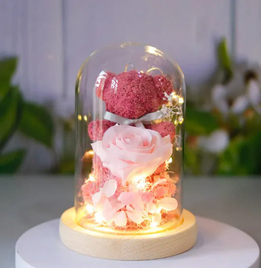 Eternal Rose Teddy Gift