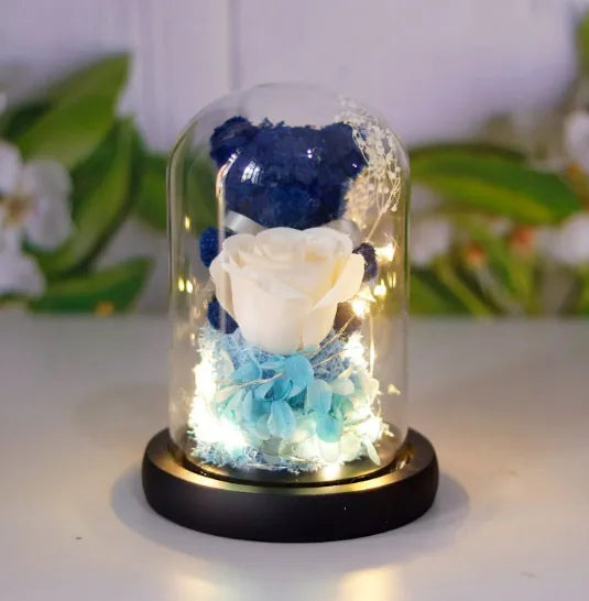 Eternal Rose Teddy Gift