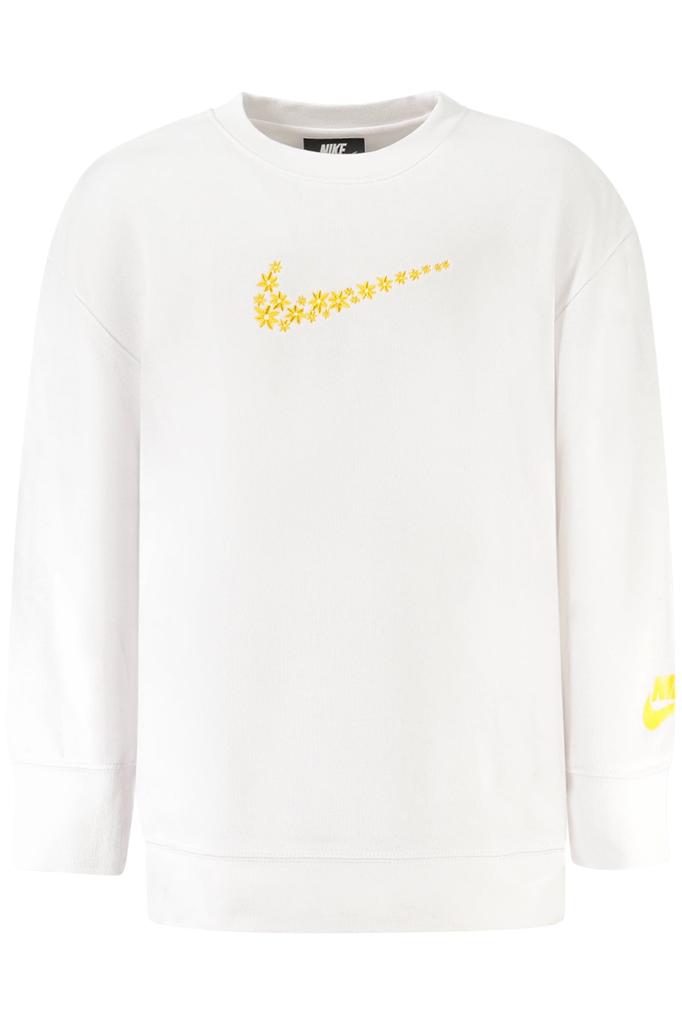 NIKE KIDS' WHITE ZIP-UP SWEATSHIRT-0