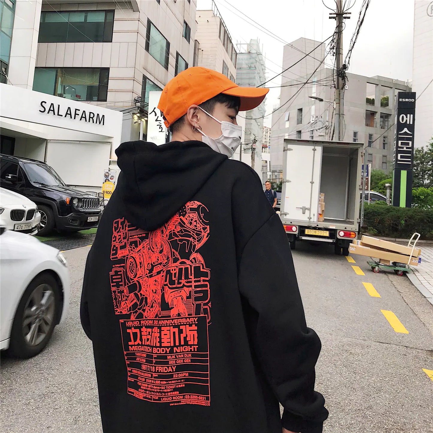 Trendy Oversized Hoodie with Print for Fall 2019