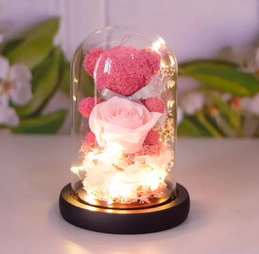 Eternal Rose Teddy Gift