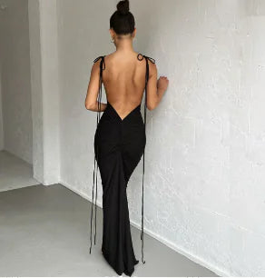 New Women's Fashion Sexy Halter Slim-Fit Dress