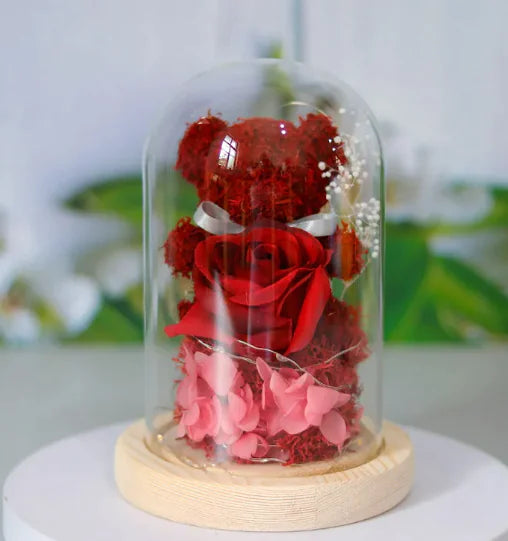 Eternal Rose Teddy Gift