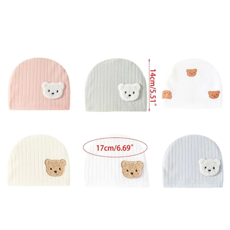 Cotton Door Cap for 0-3 Months Baby (Male & Female)